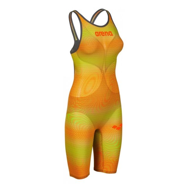 Arena Women's Powerskin Carbon-AIR² Open Back Lime Orange – FINA approved