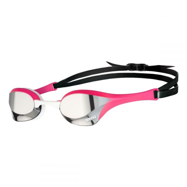 Arena Cobra Ultra Swipe Mirror Goggles (Silver/Pink)