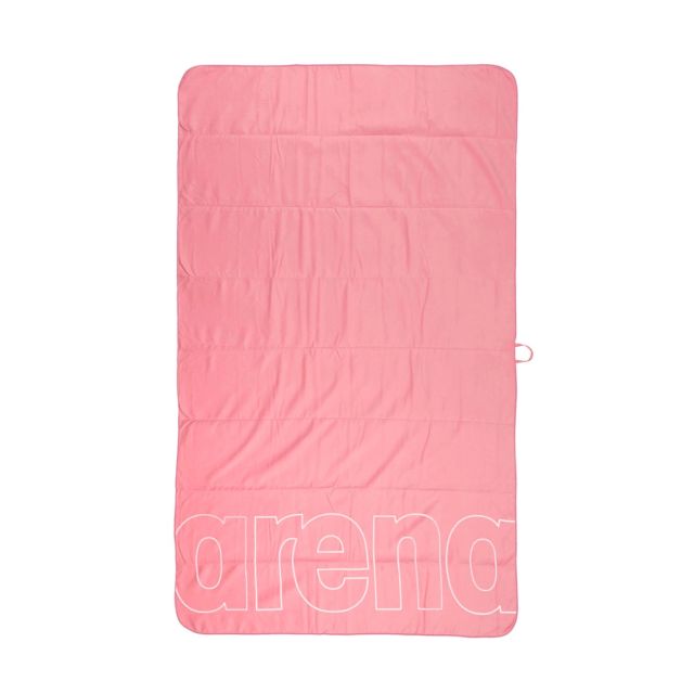 ARENA SMART PLUS POOL TOWEL (PINK-WHITE) 150 x 90 cm