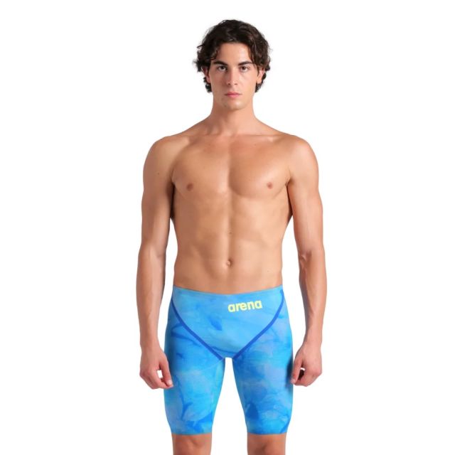 ARENA M POWERSKIN CARBON GLIDE JAMMER TIEDYE LE (140-COBALT)