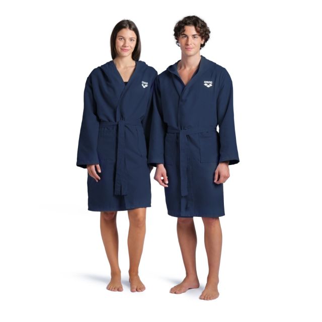 Arena Compact Microfiber Robe (710 Navy White)