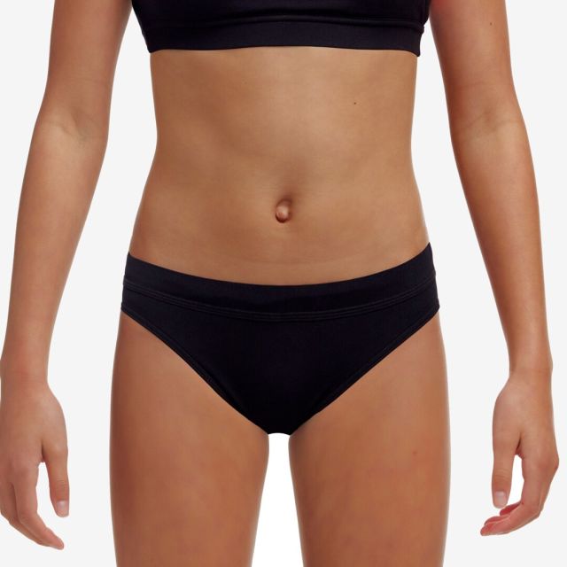 Funkita Girl's Sports Brief Still Black – Παιδικό Κάτω Μέρος Μαγιό