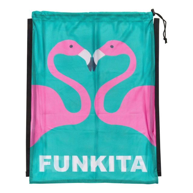 Funkita Mesh Gear Bag Go Flamingo! – Δίχτυ Τσάντα Κολύμβησης