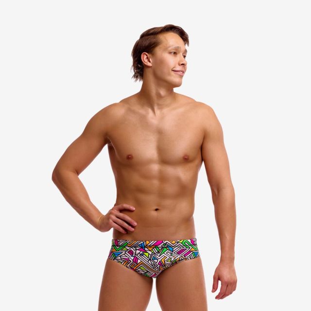 Funky Trunks Bitsy Boss – Men’s Seamed Brief | Ανδρικό Μαγιό Σλιπ