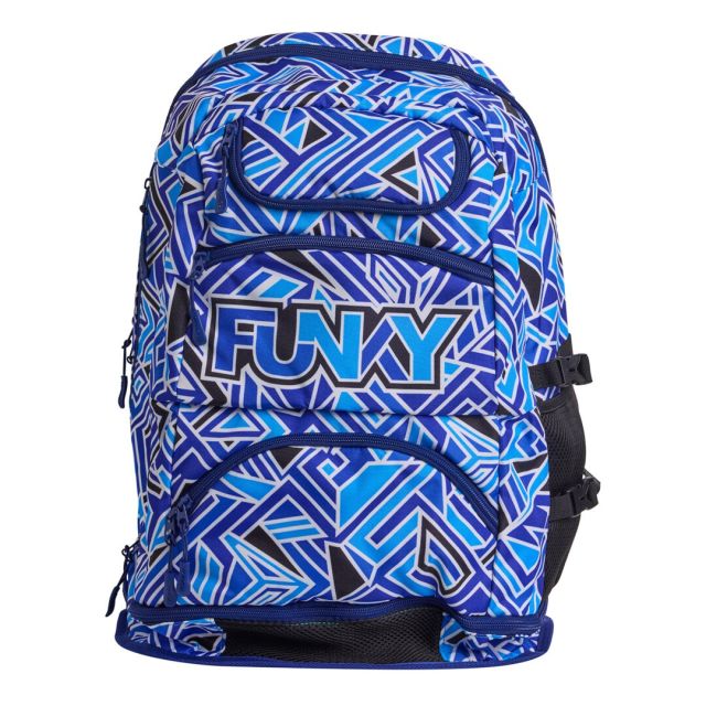 Funky Elite Squad Backpack Blue Bits – Σακίδιο Πλάτης Κολύμβησης 36L