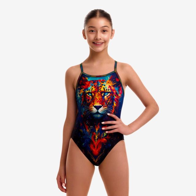 Funkita Meow Baby Παιδικό Ολόσωμο Μαγιό Κολύμβησης Single Strap