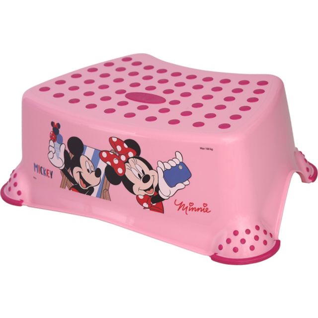 Lorelli Βοηθητικό Σκαλοπατάκι Μπάνιου Disney Minnie & MIckey Pink
