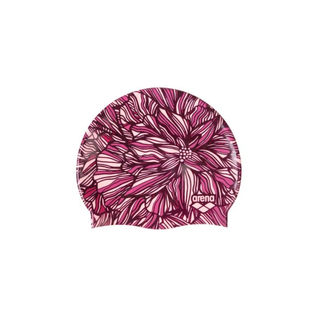 ARENA PRINT 2 SWIMMING CAP PINK DAHLIA "SHOCKING_PINK-MULTI"