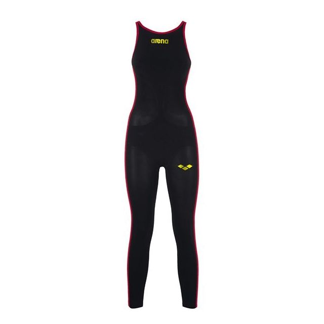 Women's Powerskin R-Evo+ Open Water Full Body Long Leg Open (Black-Fluo Yellow) 25108503