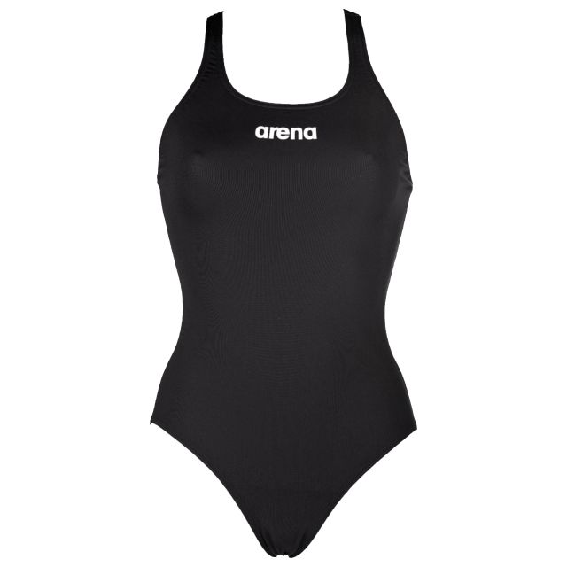 Women's Solid Swim Pro (black-white)