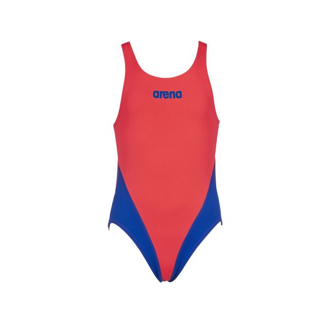 ARENA G SOLID SWIM TECH JR (Fluo Red, Neon Blue)