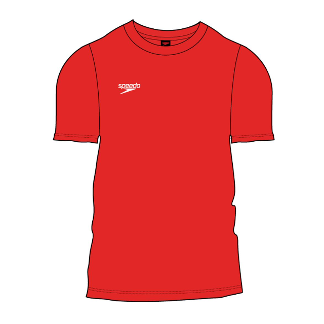 Speedo "Made For This" Tee Flag Red
