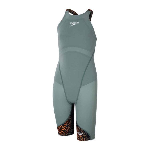 Speedo Fastskin Junior LZR Ignite Kneeskin "Country Green/Black/Nectarine"