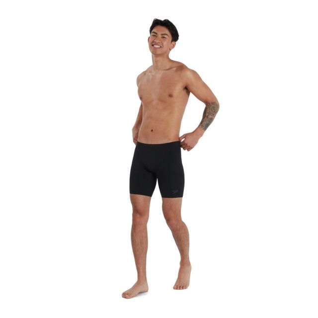 Speedo Mens Eco Endurance+ V-Cut Mid Jammer "Black"