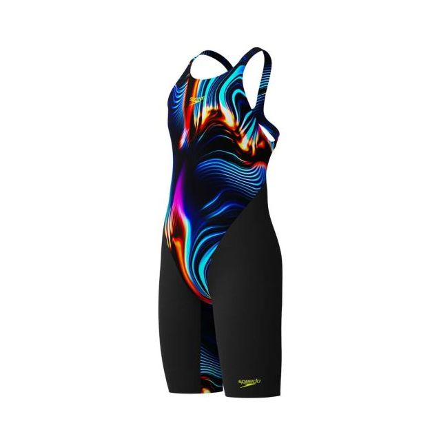 Speedo Girls Fastskin Junior Endurance+ Max Openback Kneeskin (Black)