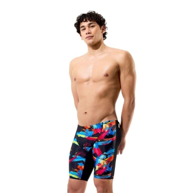 Speedo Boys Fastskin Junior Endurance+ Max High Waisted Jammer Αγωνιστικό Παιδικό Μαγιό – Colour Shock/Black