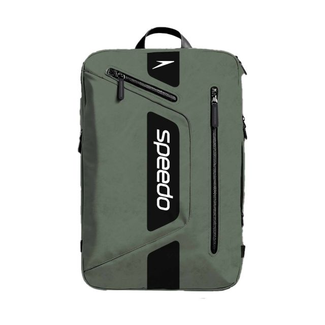 Speedo Σακίδιο Πλάτης Κολύμβησης 25L Flex Bag Χακί (Soft Olive)