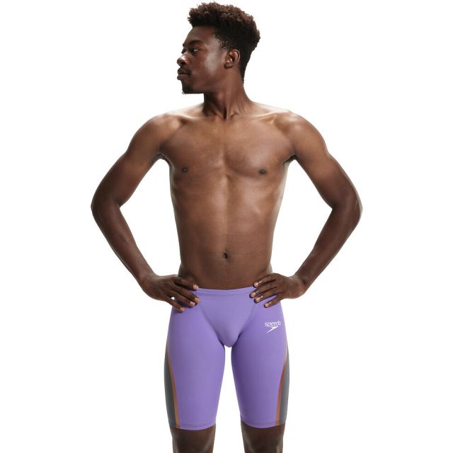 Speedo Men's Fastskin LZR Pure Intent Jammer (Miami Lilac/USA Charcoal)