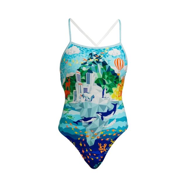 Funkita Ladies Strapped In One Piece "Wildermess"