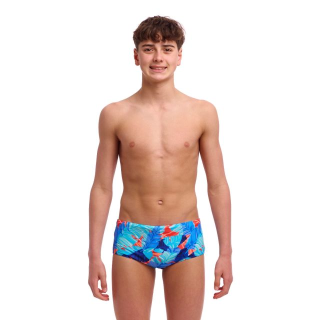 Funky Boys Sidewinder Trunks (Lotsa Leaves)