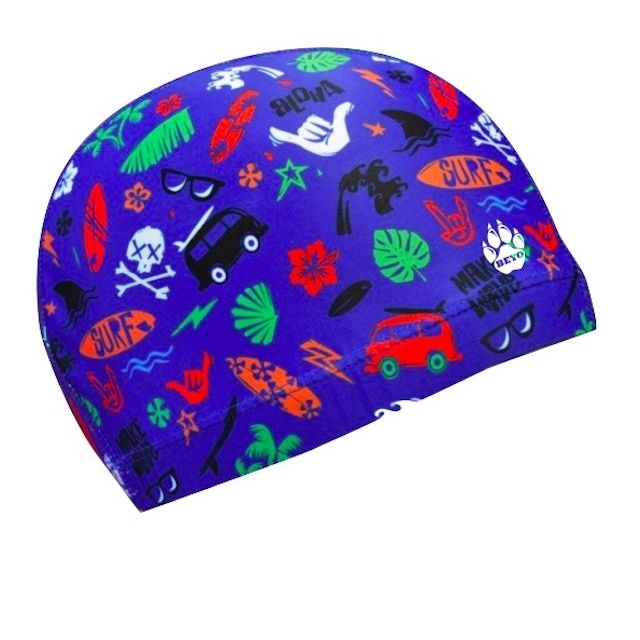 Beyo Lycra Swimcap Surf Royal Blue