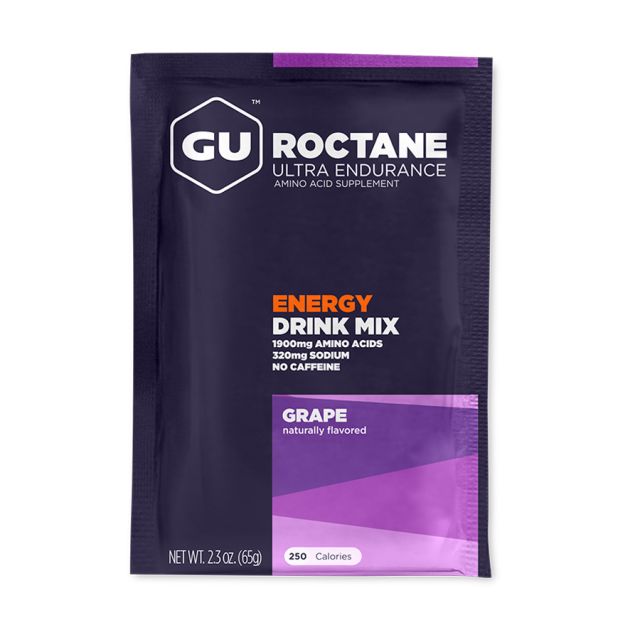 GU ROCTANE ENERGY DRINK 65 GR "GRAPE" NO CAFFEINE