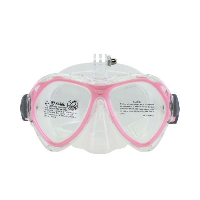 Speedo Sport Junior Dual Lense Mask with camera mount"Pink"