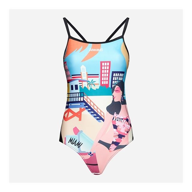 Women's one-piece swimsuit (EXTREME MIAMI) JCEXD12002