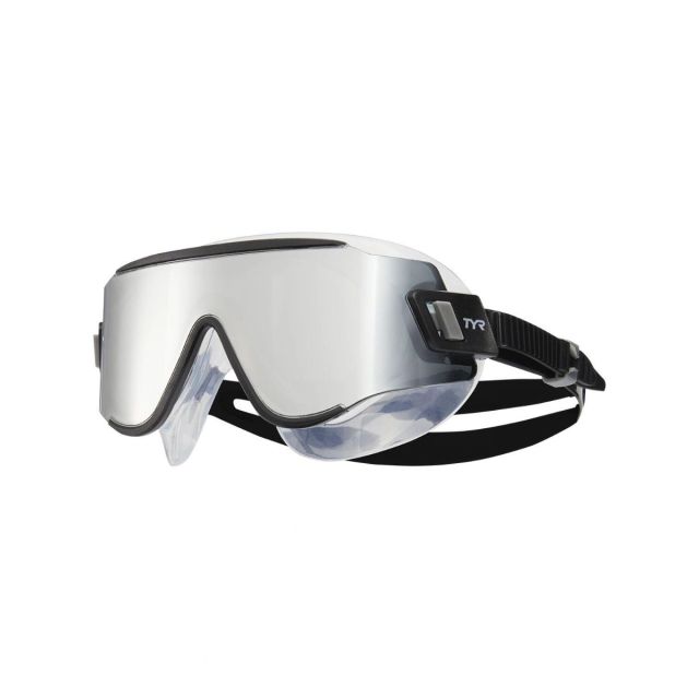 Tyr Tidal Wave Mirrored Swim Mask Μάσκα Κολύμβησης |Silver/Black/Black