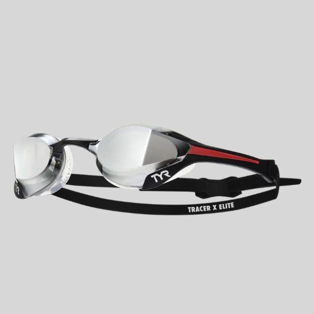 TYR Tracer X Elite Racing Mirrored Goggles "Silver Multi"