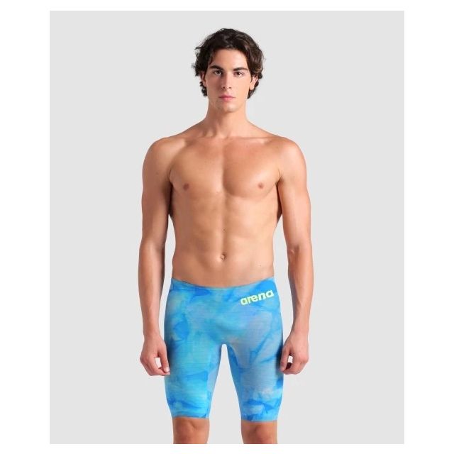 ARENA MEN’S POWERSKIN CARBON AIR2 TIEDYE JAMMER LE (140-COBALT)