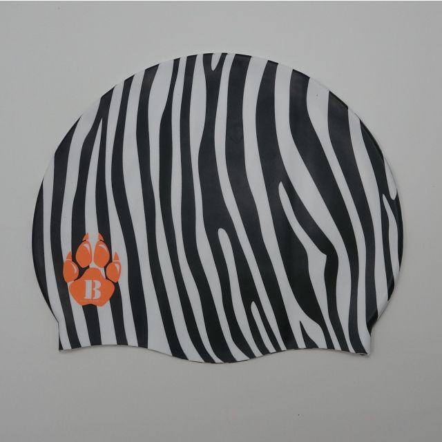 Beyo Zebra swim-cap