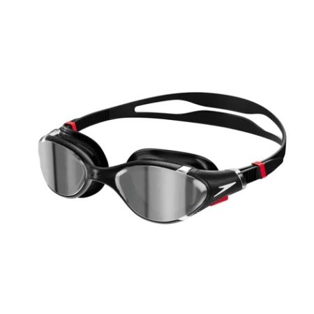 Speedo Biofuse 2.0 Mirror Goggle (Black / Red / Chrome)