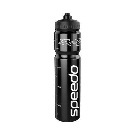 Speedo 1LTR Water Bottle "Black/White"