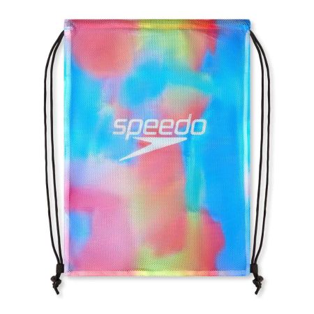 Speedo Printed Mesh Bags "Kiki Pink/Lemon Drizzle/Picton Blue" 35L