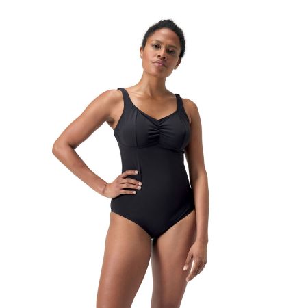 Speedo Womens Shaping Aquanite Swimsuit "Black"