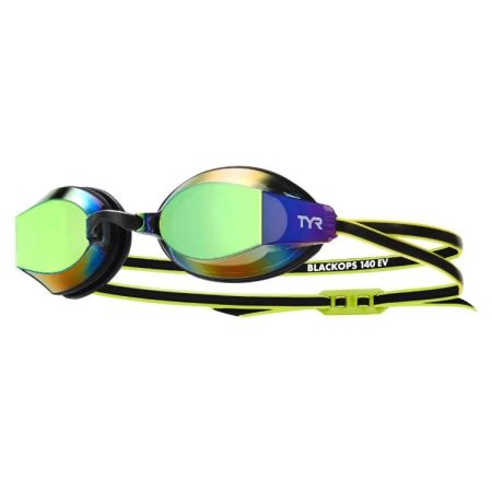 TYR Blackops Goggles Racing Mirrored "Fl.Green /Black"