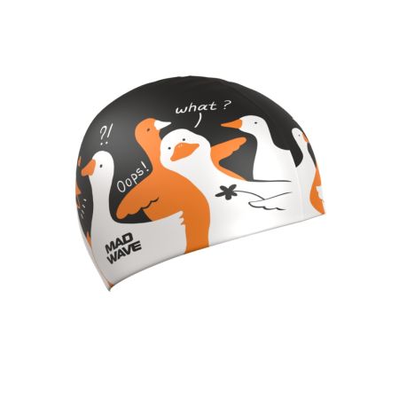 Mad Wave Silicone swim cap Goose