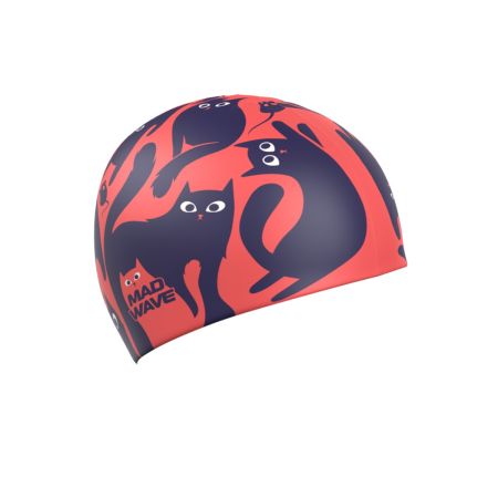 Mad Wave swimming cap Cats 