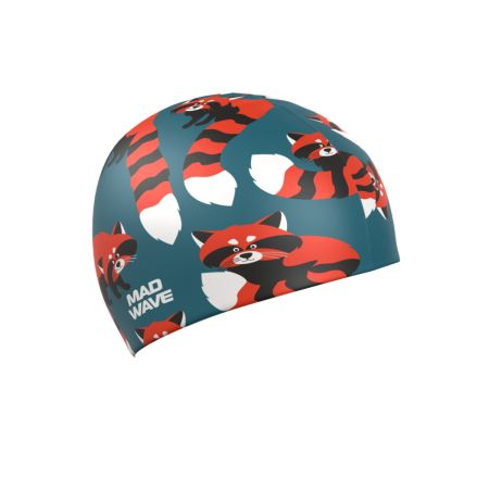 Mada Wave swimming cap Raсcoons