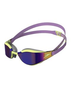Speedo Fastskin Hyper Elite Mirror Goggle (Green/Purple) 