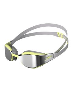 Speedo Fastskin Hyper Elite Mirror Goggle (Shark Grey/Spritz/Chrome)